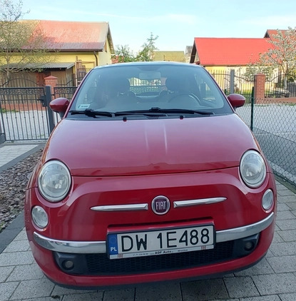 Fiat 500 cena 18500 przebieg: 175125, rok produkcji 2009 z Wrocław małe 46